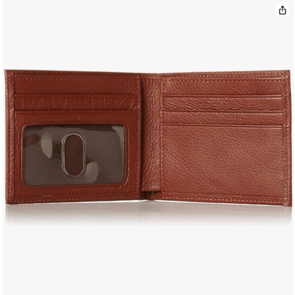 NEW Bill Adler Men's Bridle 100% Leather Billfold Wallet, OS - Picture 3 of 3